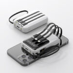 Mini Digital Display Sharing With Self-contained Line Large-capacity Power Bank - Image 3
