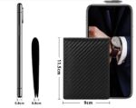 Men's Anti-magnetic Thin Wallet Special Carbon Fiber Dollar Multi Card Slot Wallet - Image 7