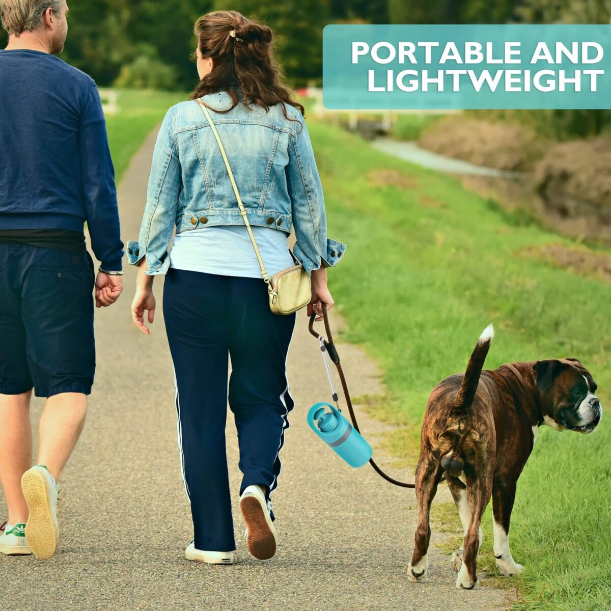 Portable Dog Poop Scooper, Sanitary Dog Waste Picker Upper With Bag Dispenser, Convenient Pet Waste Cleaner For Dog Walkers, Attachable To Dog Leash, Harness Or Waist - Image 2