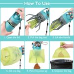 Portable Dog Poop Scooper, Sanitary Dog Waste Picker Upper With Bag Dispenser, Convenient Pet Waste Cleaner For Dog Walkers, Attachable To Dog Leash, Harness Or Waist - Image 9