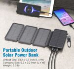Folding Fast Charge Solar Charging Unit 20000 MA Large Capacity Portable Outdoor Folding Mobile Power Supply - Image 10