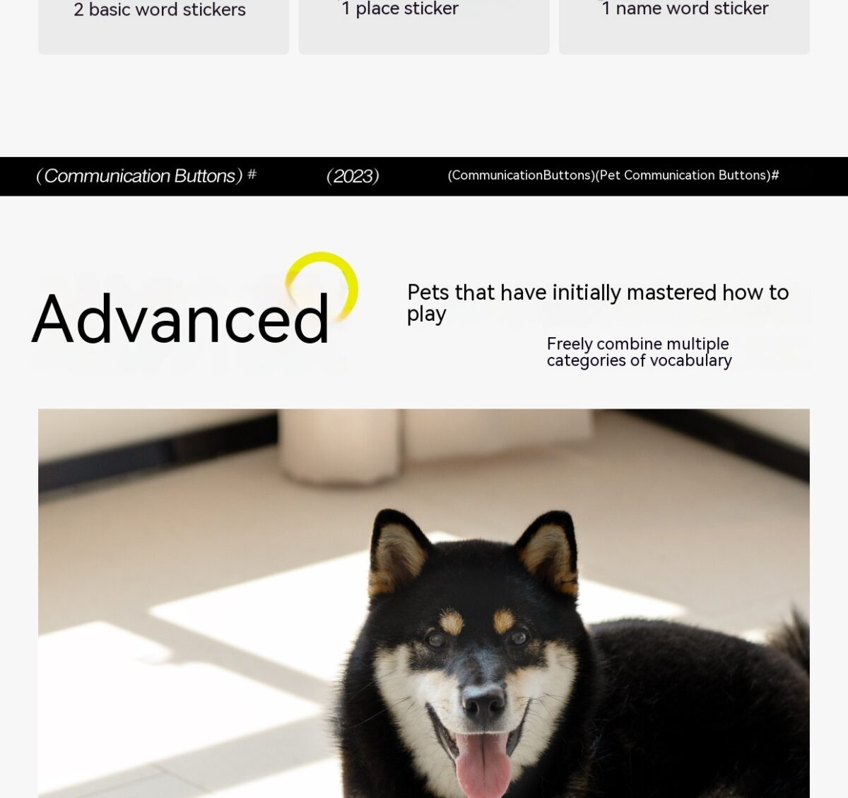 Pet Small Size Ac Cat Voice Stitching Miniature Recording Dog Training Talking Button - Image 9