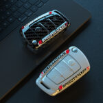 Carbon Fiber Style Car Key Cover - Image 9