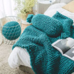 Sofa Lunch Break Knitted Office Nap Blanket - Image 6