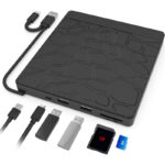 5-in-1 Multi-function External Optical Drive Notebook Computer Recording Machine Plug-in External - Image 7