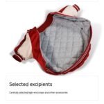 Dog Clothes Glossy Jacket Two Feet Cotton-padded - Image 9