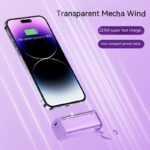 Industrial Wind With Cable Transparent Capsules Power Bank Super Fast Charge Mobile Power Supply - Image 7