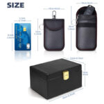 1 Shielding Box 2 Key Case Suit Carbon Fiber Anti-theft Swiping Box - Image 7