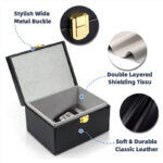 1 Shielding Box 2 Key Case Suit Carbon Fiber Anti-theft Swiping Box - Image 8