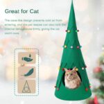 Pet Felt Christmas Tree Foldable Tent Dogs And Cats Semi-closed Four Seasons Universal - Image 8
