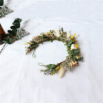 Dry flower wreath bridal headdress - Image 4