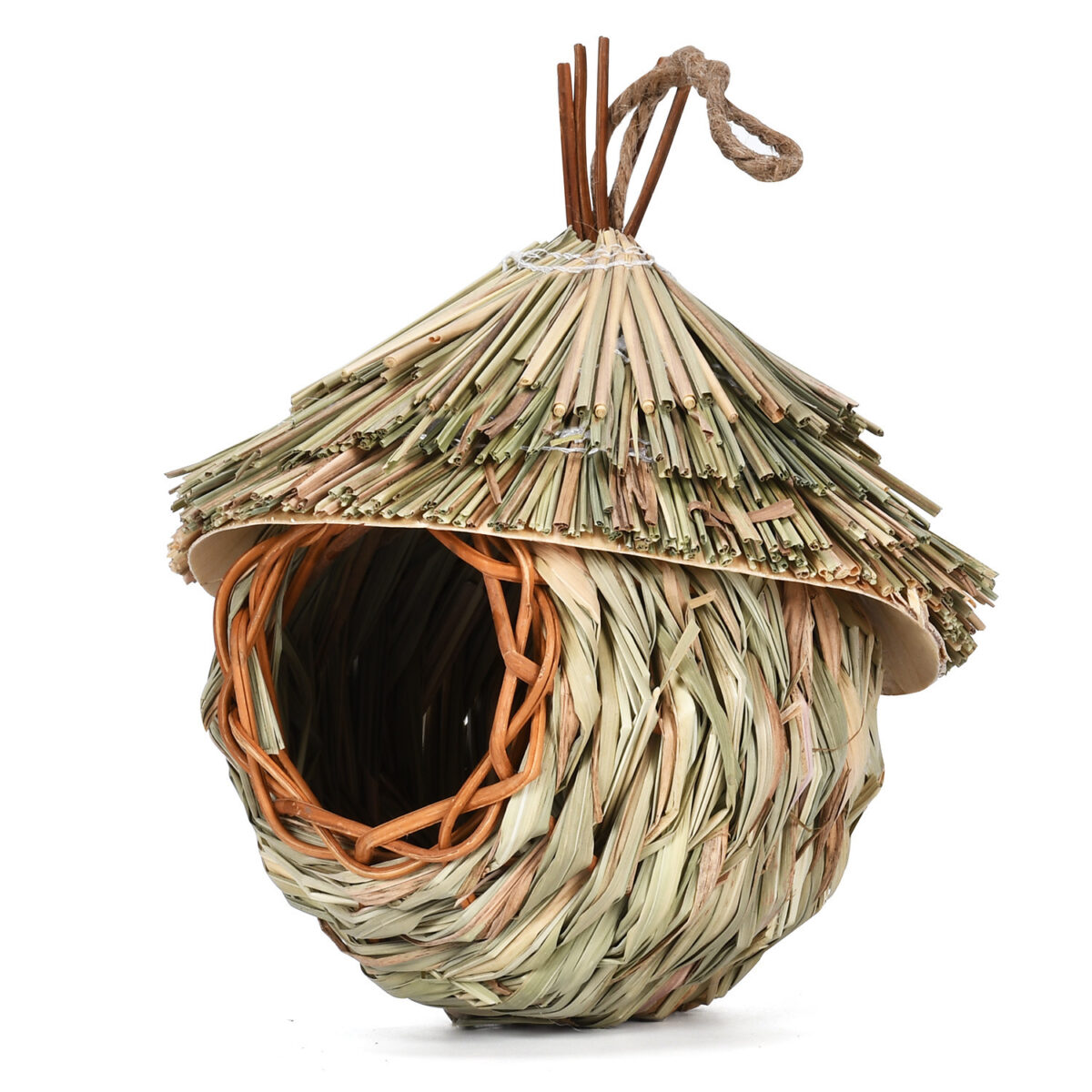 Creative Hanging Straw Bird Nest Manual Environment Layout - Image 8