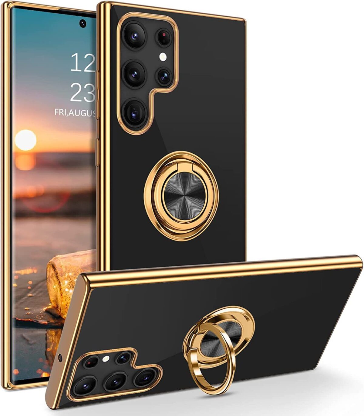 Applicable M54 Phone Case 6D Ring On-board Bracket Silicone Protective Sleeve Electroplating - Image 10
