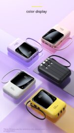 20000MA Large Capacity Mini Comes With Four-wire Power Bank PD66w Super Fast Charge Mobile Power Supply - Image 9