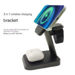 Mobile Phone Vertical Wireless Charger Watch Wireless Charger Mobile Phone Wireless Three-in-one Charger - Image 6