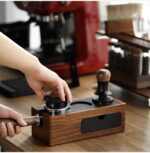 Bomber Coffee Handle Bracket Tamper Walnut Base Pressure Excited Filling Storage Seat - Image 10