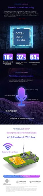 Manual Air Conditioner Android Smart Center Console And Navigation Wireless Carplay - Image 9