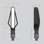 Fire arrow motorcycle turn signal running water brake light - Image 6