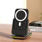 Magnetic Three-in-one Wireless Charger Electrical Magnetic Power Bank 5000 MA Magnetic Wireless Charger - Image 9