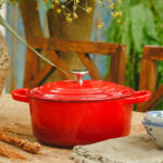 Iron Workshop Enamel Soup Pot Thickened Cast Pot