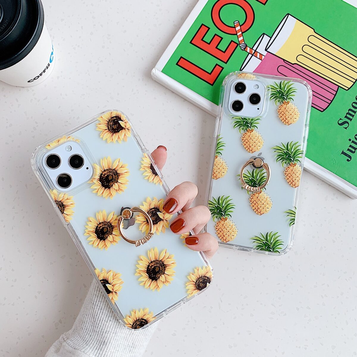 Compatible with Apple , Pineapple and Sunflower Silica Soft Case - Image 3