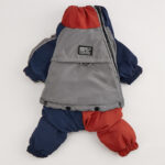 Pet Winter Color Matching Cotton-padded Clothes Dog Medium Large Dog Warm And Comfortable - Image 6