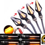 Fire arrow motorcycle turn signal running water brake light - Image 2