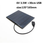 Solar Panel Fan Can Charge Mobile Phone - Image 8
