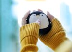 Cute Cartoon Penguin Polar Bear Electric Hand Warmers USB Rechargeable Double-Side Heating Pocket Power Bank Warmer - Image 3