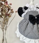 Cat's Winter Quilted Thousand Bird Ge Malzisbomi Dress - Image 5