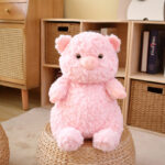 Lazy Series Small Gray Elephant Doll Pig Plush Toy - Image 8