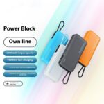 20000 MA Mobile Power PD Fast Charge With Cable Power Bank
