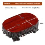 Wooden Base, Redwood And Rare Stone Handicraft Ornament - Image 9