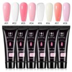 UV Polish Full Set Of Crystal Extended Glue Paper-free