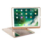 Compatible with Apple, Five ipad universal 360 degree rotating with breathing light Bluetooth keyboard - Image 5