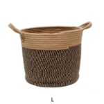 Cotton Linen Storage Laundry Basket - Image 3