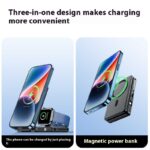 Compact And Portable Ultra-thin Wireless Watch Two-in-one Magnetic Power Bank - Image 6