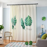 Banana leaf digital printing curtain - Image 8