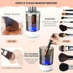 Makeup Brush Cleaner Automatic Rotating Makeup Brush Cleaner USB Portable Electric Cosmetic Makeup Brush Rotary Washing Machine - Image 4