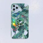 Laser colorful flower language bracket phone case - Image 3