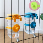 No Drip Dog Kennel Water Bottle Dispenser For Crate, Dripless Pet Drinking Fountains Kettle With Automatically Feeding Water Hanging Cage Automatic Small Pet Food Bowl Water Bottle Dispenser - Image 9