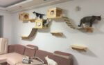 Wall-mounted wooden cat litter - Image 3