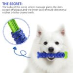 Dog Chew Toys Toothbrush Pets Molar Tooth Cleaning Brushing Stick Doggy Silicone - Image 5