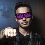 Bluetooth connected luminous glasses led shutter atmosphere Sunglasses - Image 2