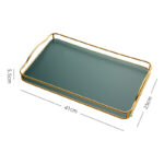 Household Rectangular Tea Tray Water Cup Storage Tray - Image 4