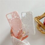 Compatible with Apple , Simple and Creative Lace Silicone Phone Case - Image 2
