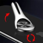 Car Special Bracket Mobile Phone Buckle Finger Buckle Creative Personality Multi-function Buckle Air Outlet Card Rack Metal Shell - Image 7
