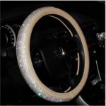 Car steering wheel handle set Four seasons universal really cute feminine cartoon leather anti-slip handle - Image 3