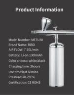 High pressure double action oxygen injection instrument - Image 2