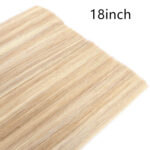 Real human hair seamless flat hair extension - Image 9